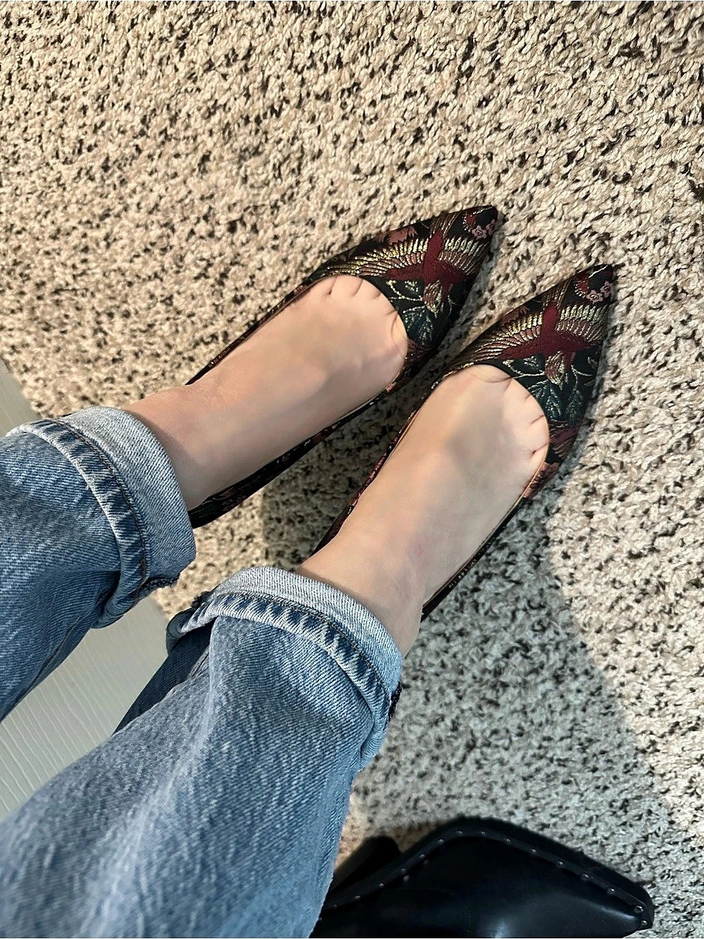Sam Edelman Tristan Floral Brocade Pumps US 6
